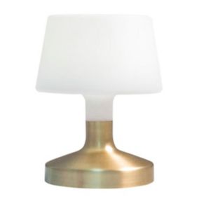 Lampe de table touch LED HELEN GOLD Or Polyéthylène H21CM