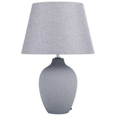 Lampe de table traditionnel en céramique gris FERGUS