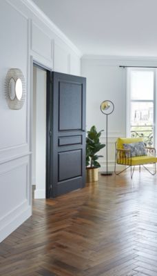 Lampe de table Yondair GoodHome E27 noir mat