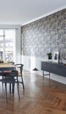 Lampe de table Yondair GoodHome E27 noir mat