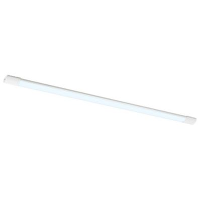 Lampe de travail LED traversante - Blanc - LED 30W 3300 lm - 6500K - 10 unités raccordables - 1200x70x27 mm - Briloner