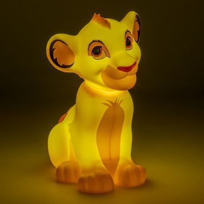 Lampe décorative 3D light " Roi lion Simba " jaune sans fil l.11 x H.17,5 cm Paladone