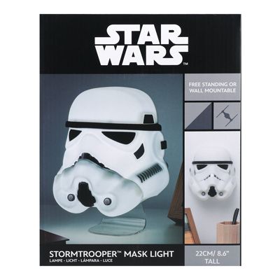Lampe décorative 3D Mask Light "Stormtrooper" blanc l.19,7 x H.15 cm Paladone