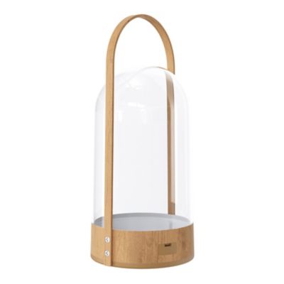 Lampe décorative LED intégrée USB Quamino 200lm 2.7W IP44 effet Bois