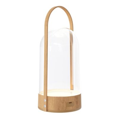 Lampe décorative LED intégrée USB Quamino 200lm 2.7W IP44 effet Bois