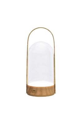 Lampe décorative LED intégrée USB Quamino 200lm 2.7W IP44 effet Bois