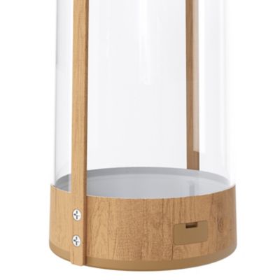 Lampe décorative LED intégrée USB Quamino 200lm 2.7W IP44 effet Bois