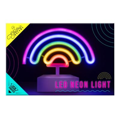Lampe décorative LED néon arc en ciel multicouleurs l.22 x H.19 cm Paladone