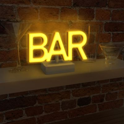 Lampe décorative néon light " Bar " l.22,79 x H.19 Paladone