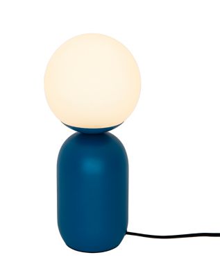 Lampe décorative Notti E14 25W IP20 34,6 x 15 cm bleu pétrole