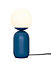 Lampe décorative Notti E14 25W IP20 34,6 x 15 cm bleu pétrole