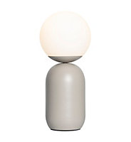 Lampe décorative Notti E14 25W IP20 34,6 x 15 cm gris