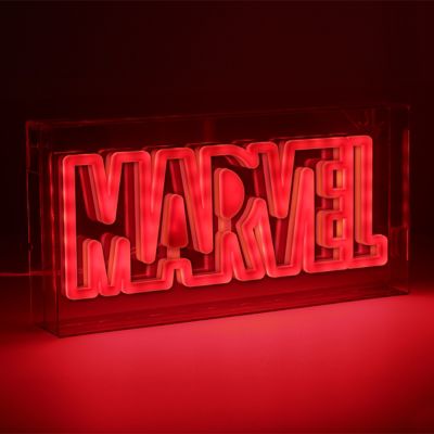 Lampe décorative USB led néon light " Marvel " rouge l.30 x H.15 cm Paladone