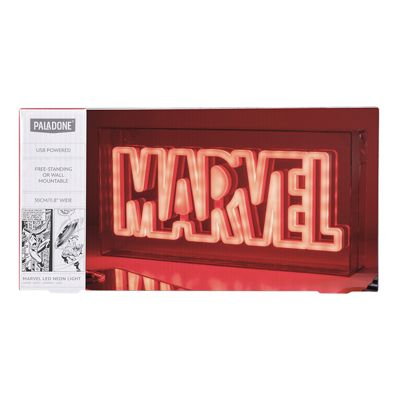 Lampe décorative USB led néon light " Marvel " rouge l.30 x H.15 cm Paladone