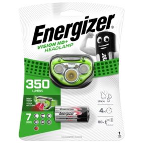 Lampe fontale Energizer Hard Case professionnel vision HD vert 350 lumens