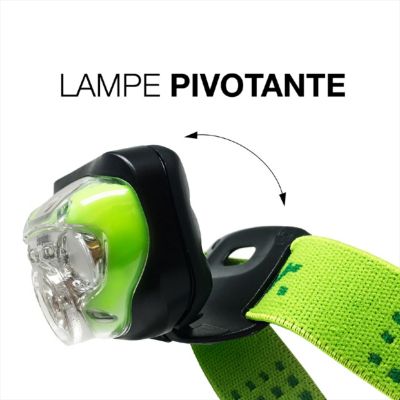 Lampe fontale Energizer Hard Case professionnel vision HD vert 350 lumens