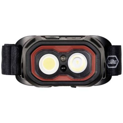 Lampe frontale 500 lm rechargeable USB-C avec capteur de mouvement, 2 LED, IK07 IPX6 - 45700