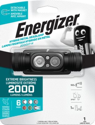 Lampe frontale LED en métal 2000L Energizer