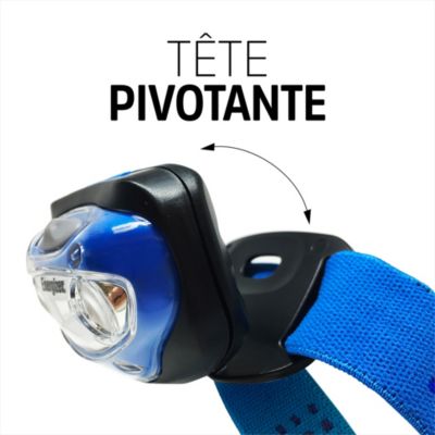 Lampe frontale LED Energizer 200 lumens 1FENVISION80 autonomie 7h fonctionne avec 3 piles AAA (LR03)