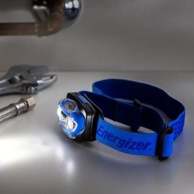 Lampe frontale LED Energizer 200 lumens 1FENVISION80 autonomie 7h fonctionne avec 3 piles AAA (LR03)