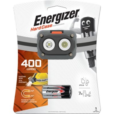 Lampe Frontale Energizer Vision Ultra 450lm Avec 3 Piles AAA