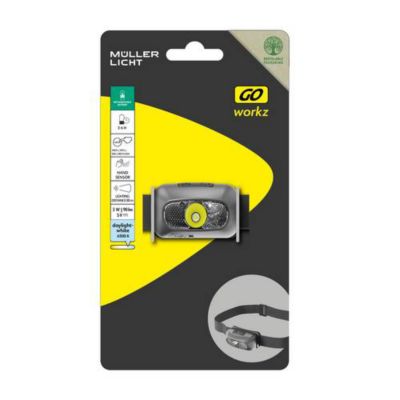 Lampe frontale LED MÜLLER-LICHT 27700073 - 90 lm, rechargeable, bandeau ajustable