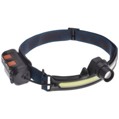 Lampe frontale LED TFA Dostmann LUMATIC HEAD 43.2038.01 450 lm, batterie rechargeable, capteur de mouvement