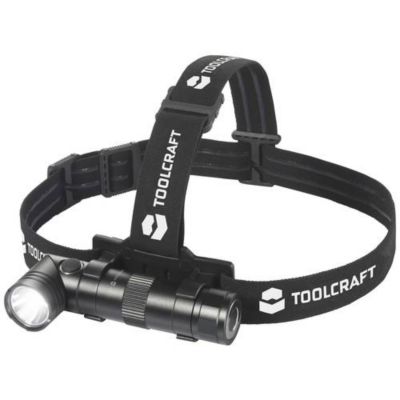 Lampe frontale LED TOOLCRAFT 3in1 TO-7838469 rechargeable USB-C 2000 lm 18650