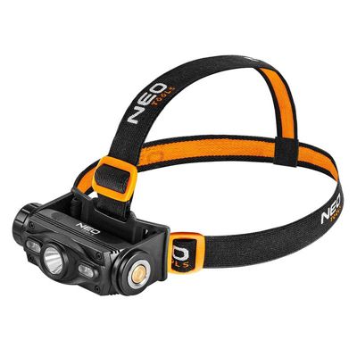 Lampe Frontale Rechargeable Neo Tools 99-028 Usb 1000lm Cree Led + Led