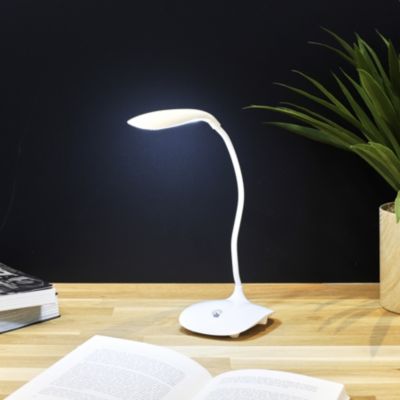 Lampe - HOME DECO FACTORY - Tactile - Lecture - Blanc