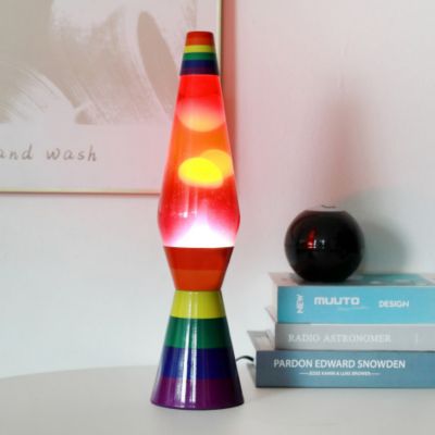 Lampe à Lave en verre LOVE is LOVE