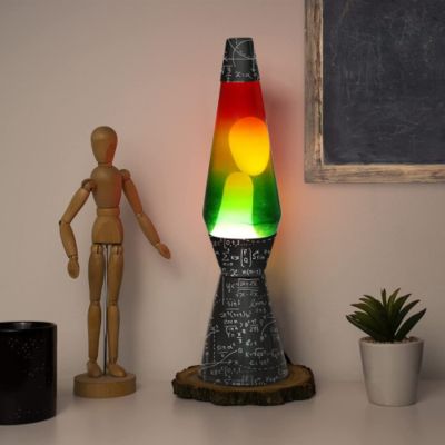 Lampe à Lave en verre MATEMATIK