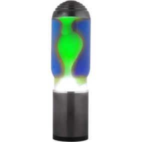 Lampe à Lave I-TOTAL ADA i-Total XL2194 - Base Gris Foncé - Liquide Bleu - Cire Verte