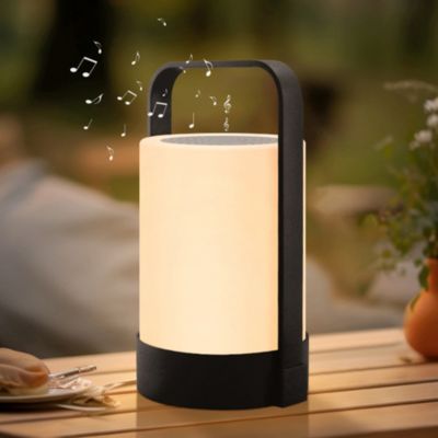 Lampe LED connectée RGB avec enceinte Bluetooth Lumisky Nina Play - Télécommandée