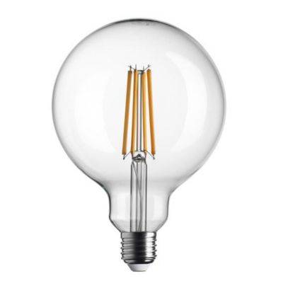 Lampe LED Globe 125 mm  E27  45 W  2700 K  470 lm  Filament décoratif