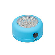 Lampe LED magnétique ronde bleue Diall 68 lumens