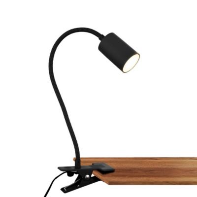 Lampe LED à pince - IP20 - 460x100x60mm - 3.000K - 3,5W / 290lm - noir - ON/OFF - B.K.Licht