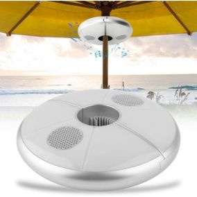 Lampe LED pour parasol avec enceinte sans fil PARASOUND