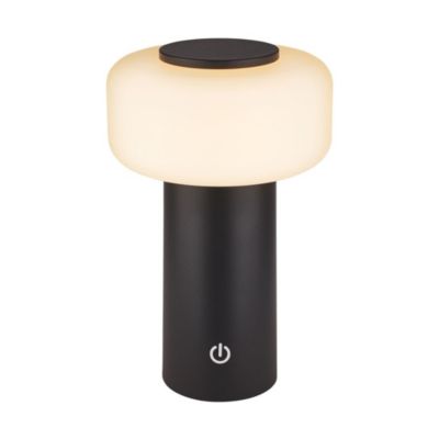 Lampe LED - sans fil avec variateur tactile - IP44 - D.130x205mm - 3.000K - 1,8W / 210lm - anthracite - autonomie 24h - Briloner