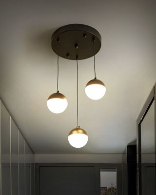 Lampe LED suspendue ANKOBRA Métal Noir