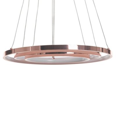 Lampe LED suspendue ATREK Métal Rose doré