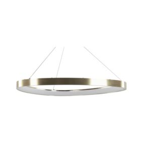 Lampe à LED suspendue dorée en métal KRABURI