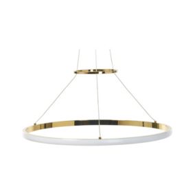 Lampe LED suspendue en métal doré TANO