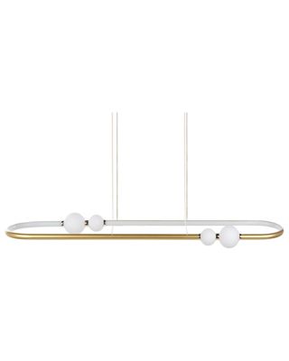 Lampe LED suspendue FEALE Métal Doré