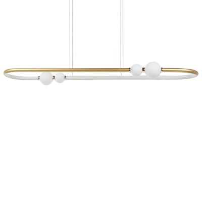Lampe LED suspendue FEALE Métal Doré