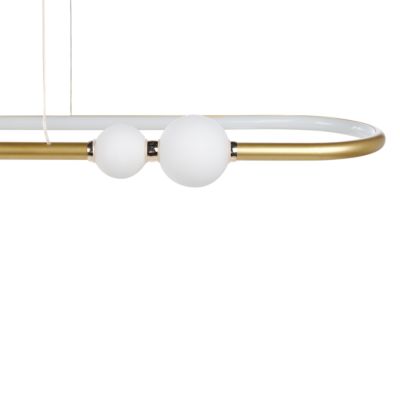 Lampe LED suspendue FEALE Métal Doré