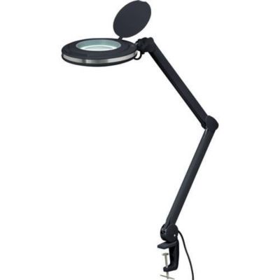 Lampe loupe LED TOOLCRAFT TO-7173474 - grossissement 1,75x, LED 8 W, pince de table