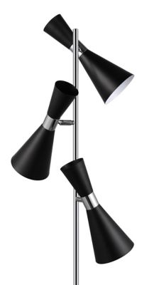 Lampe Mengame 3 ampoules E14 IP20 noir