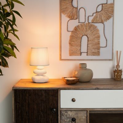 Lampe "Mer" céramique H30cm - Atmosphera Créateur d'intérieur