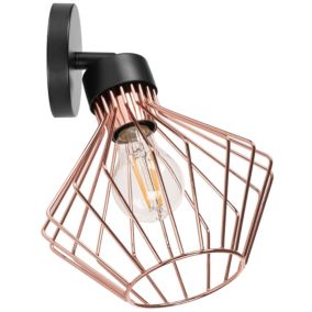 LAMPE MURALE APP534-1W ROSE BLACK